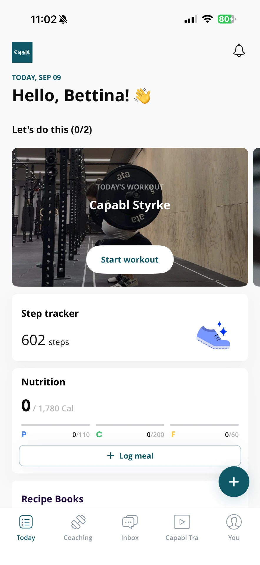 Oversikt i Capabl-appen
